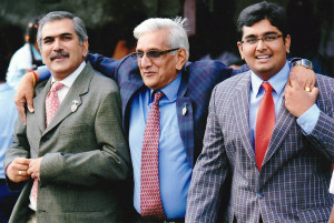Our partners in Mauritius: from the left, Mr Subiraj Gujadhur, in the middle his father, Mr Rameshwar Gujadhur & on the left is Mr Abhishek Gujadhur (Subiraj’s son).